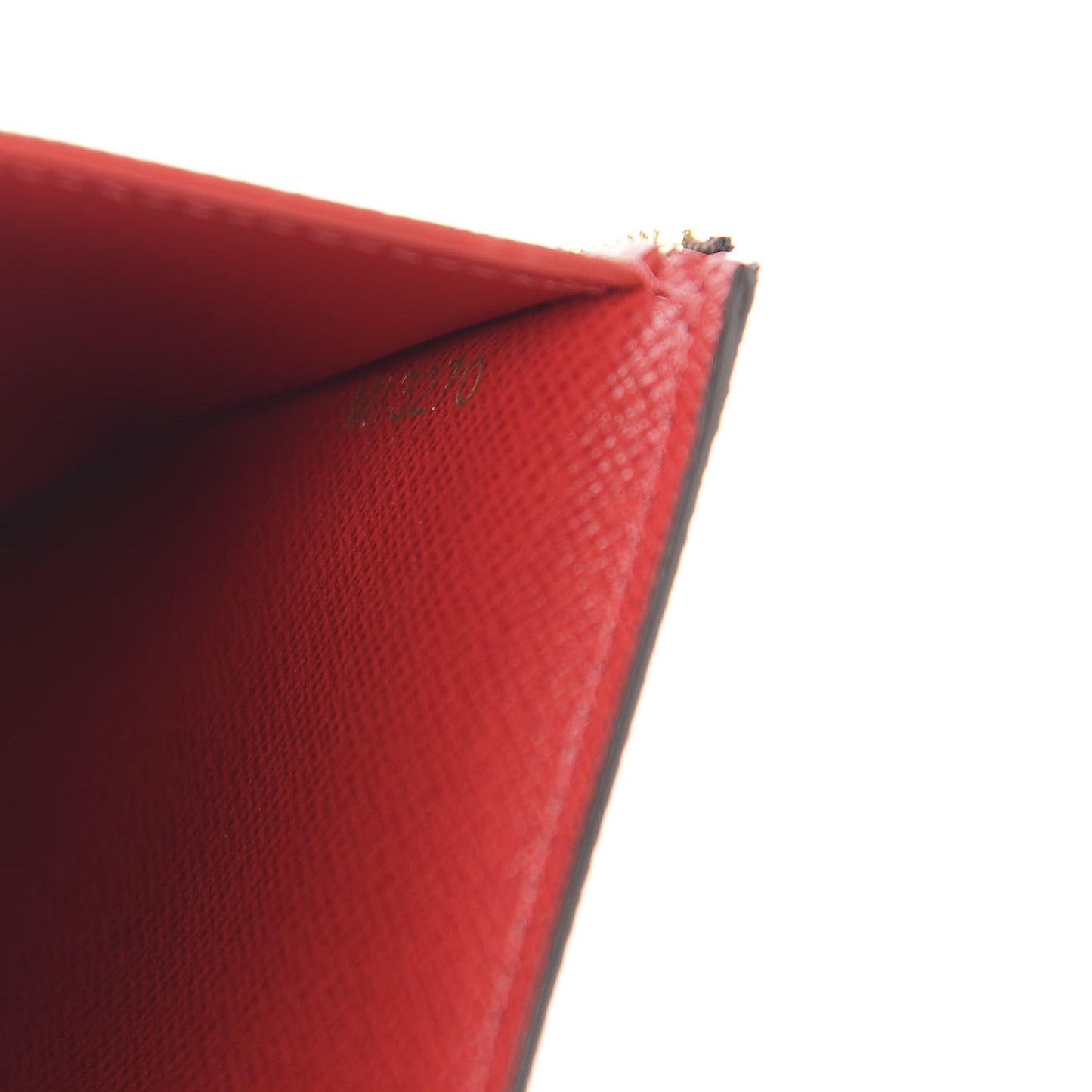 Damier Ebene Victorine Wallet Red