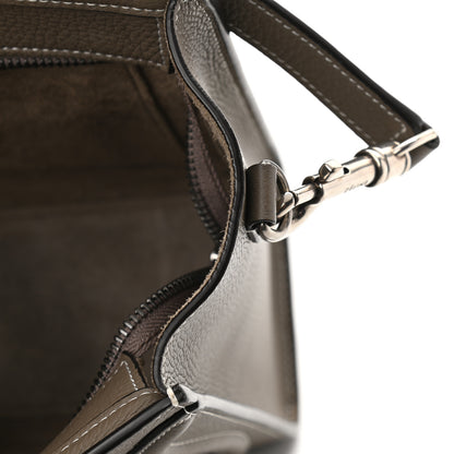 Celine Drummed Calfskin Nano Luggage Souris 11 of 12