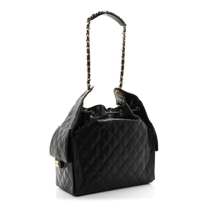 Chanel Caviar Quilted Medium Chanel 25 Handbag Black 4 of 12