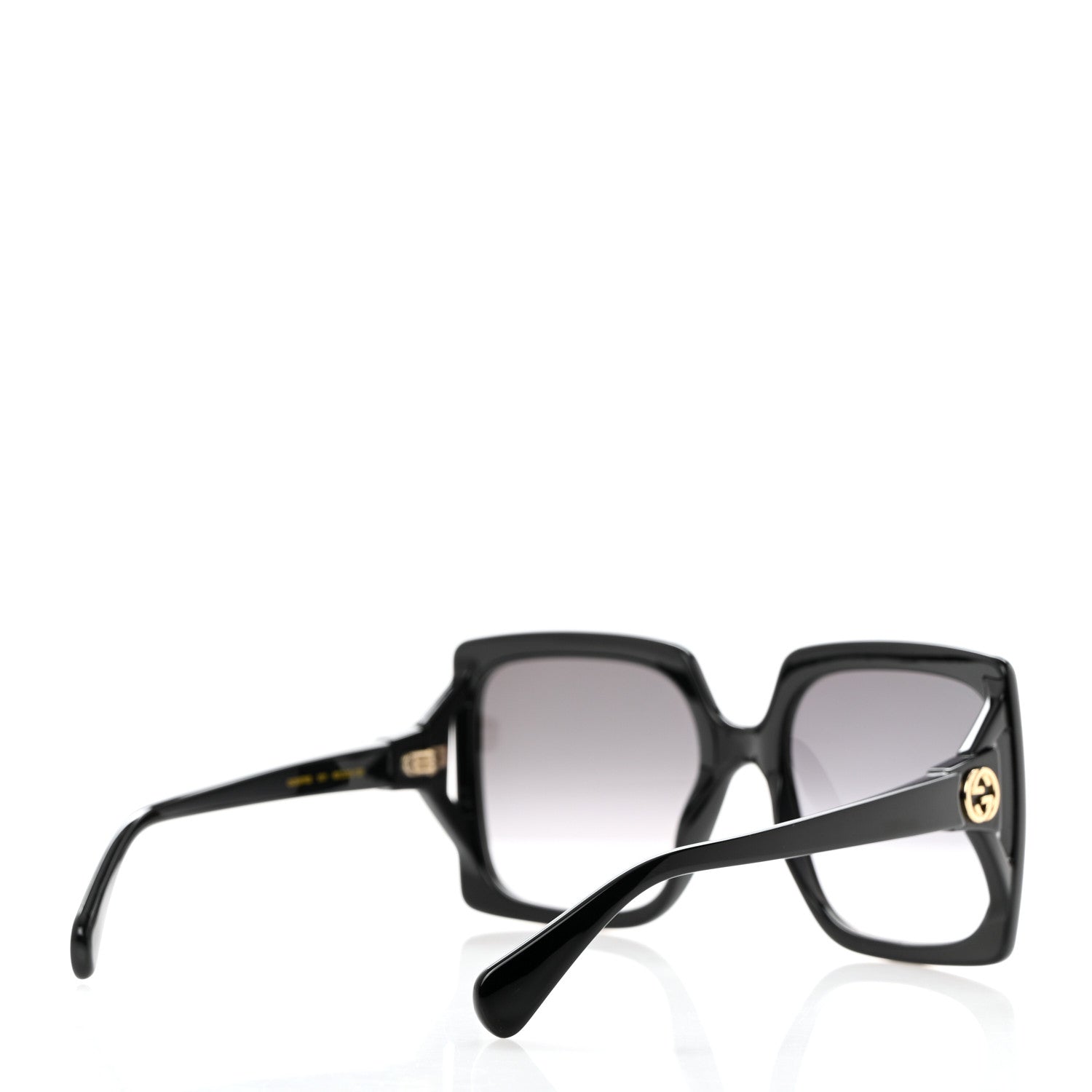 Gucci Acetate Square Frame Sunglasses GG0876S Black 4 of 7