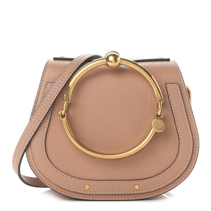 Chloe Calfskin Suede Small Nile Bracelet Bag Biscotti Beige 1 of 9