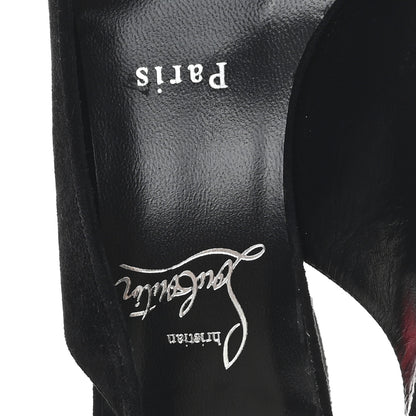 Christian Louboutin Veau Velours So Jane Sling 55 Pump 38.5 Black 8 of 8