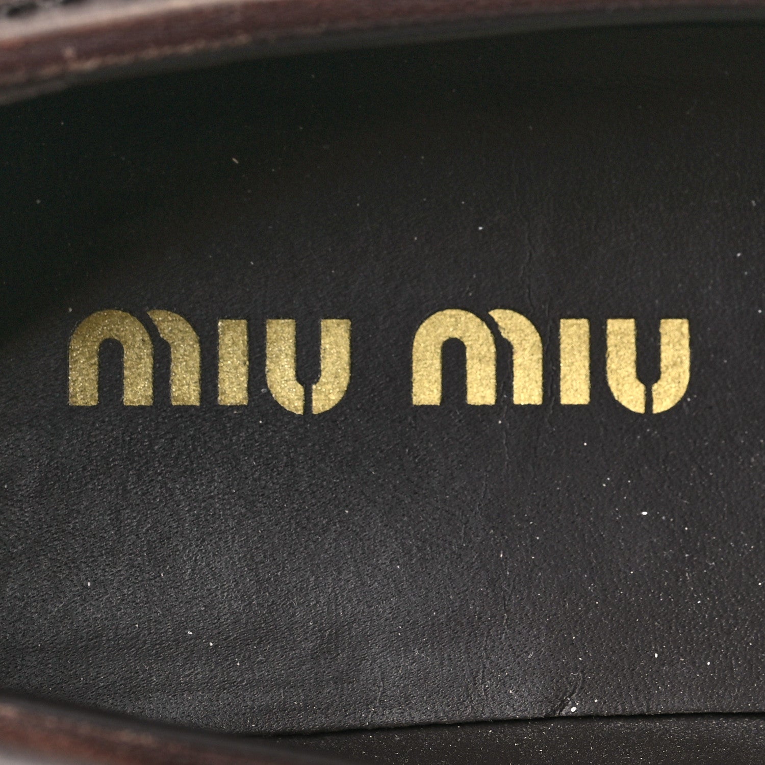 Miu Miu Spazzolato Penny Loafer 39 Ebony 7 of 8