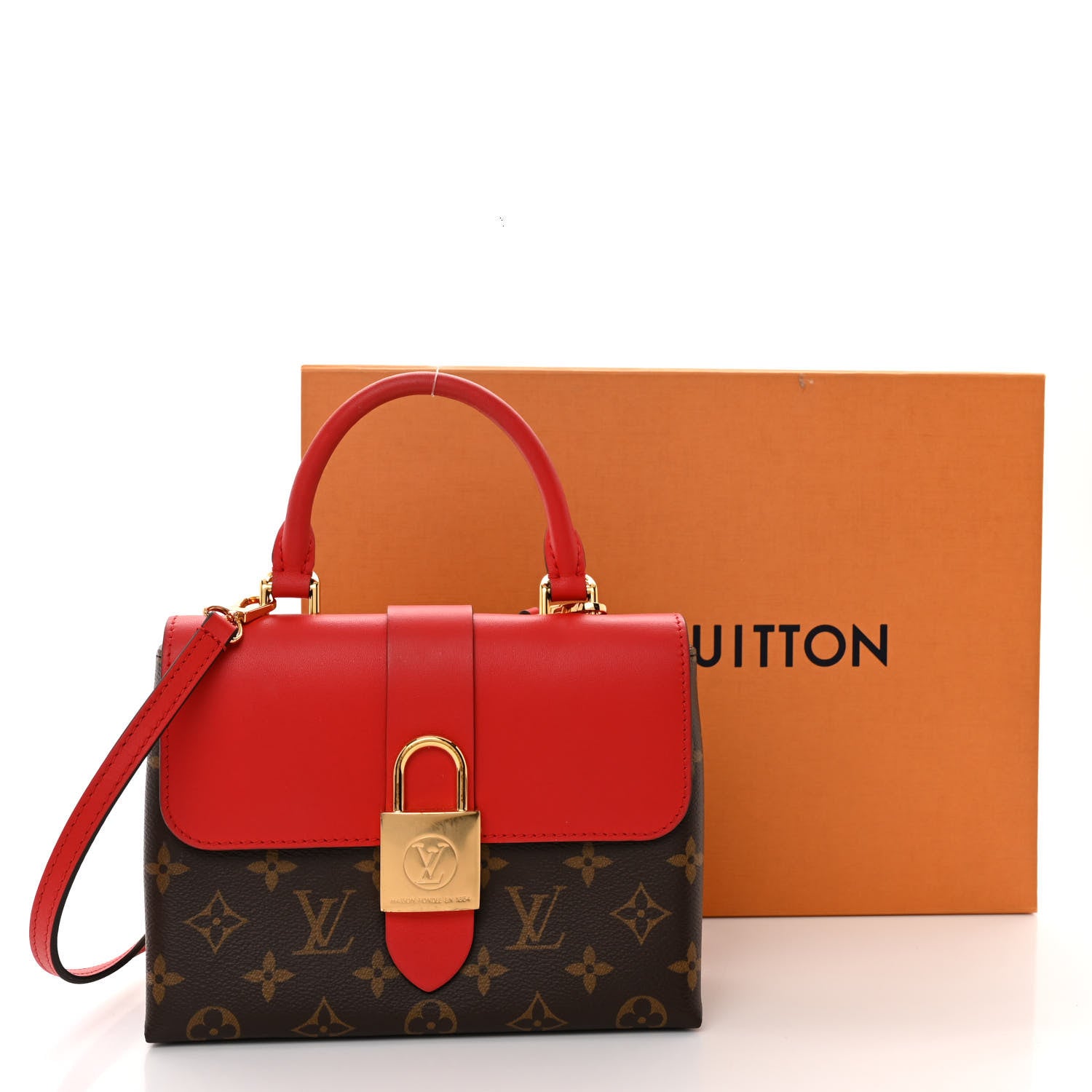 Louis Vuitton Monogram Locky BB Coquelicot 10 of 10