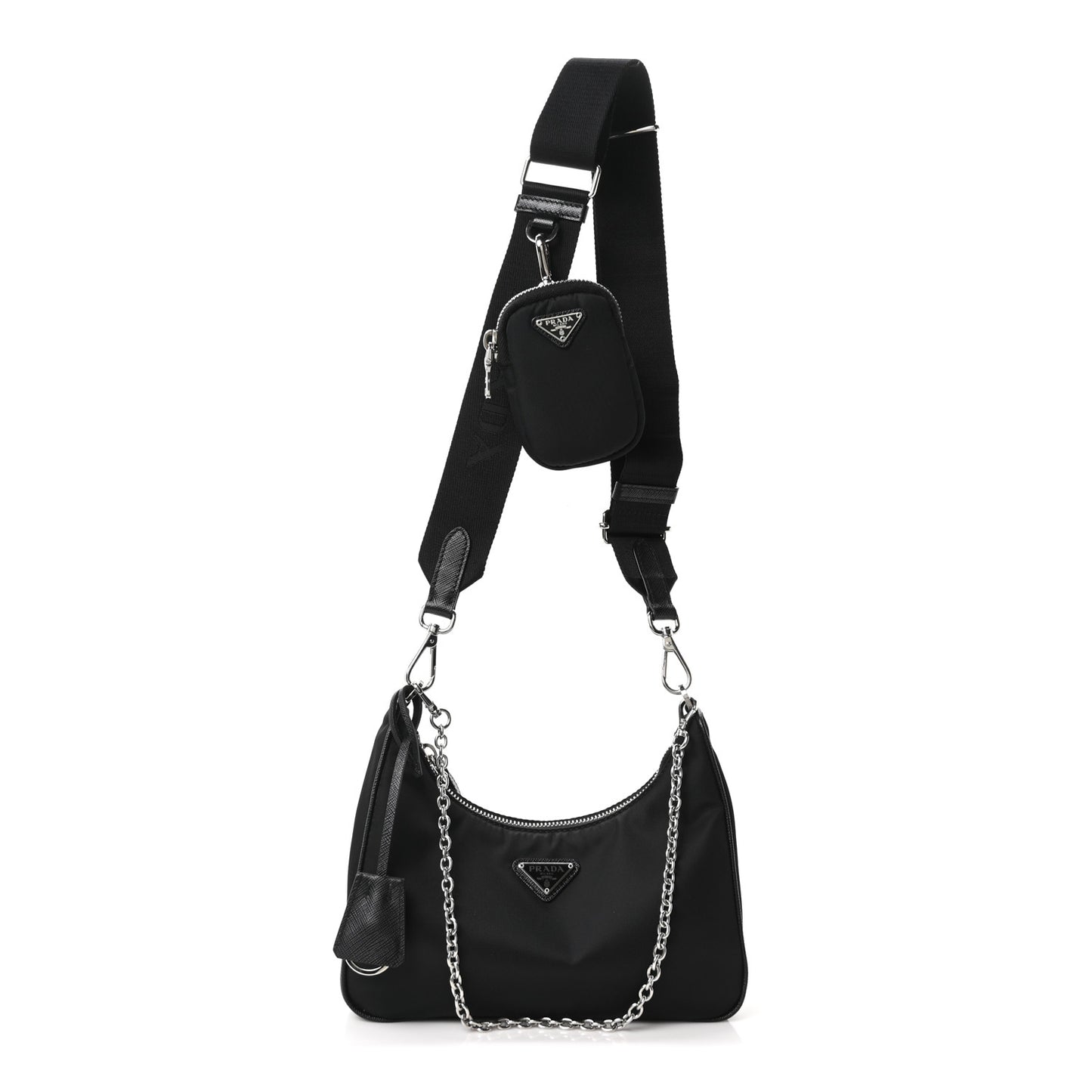 Nylon Re-Edition 2005 Shoulder Bag Black