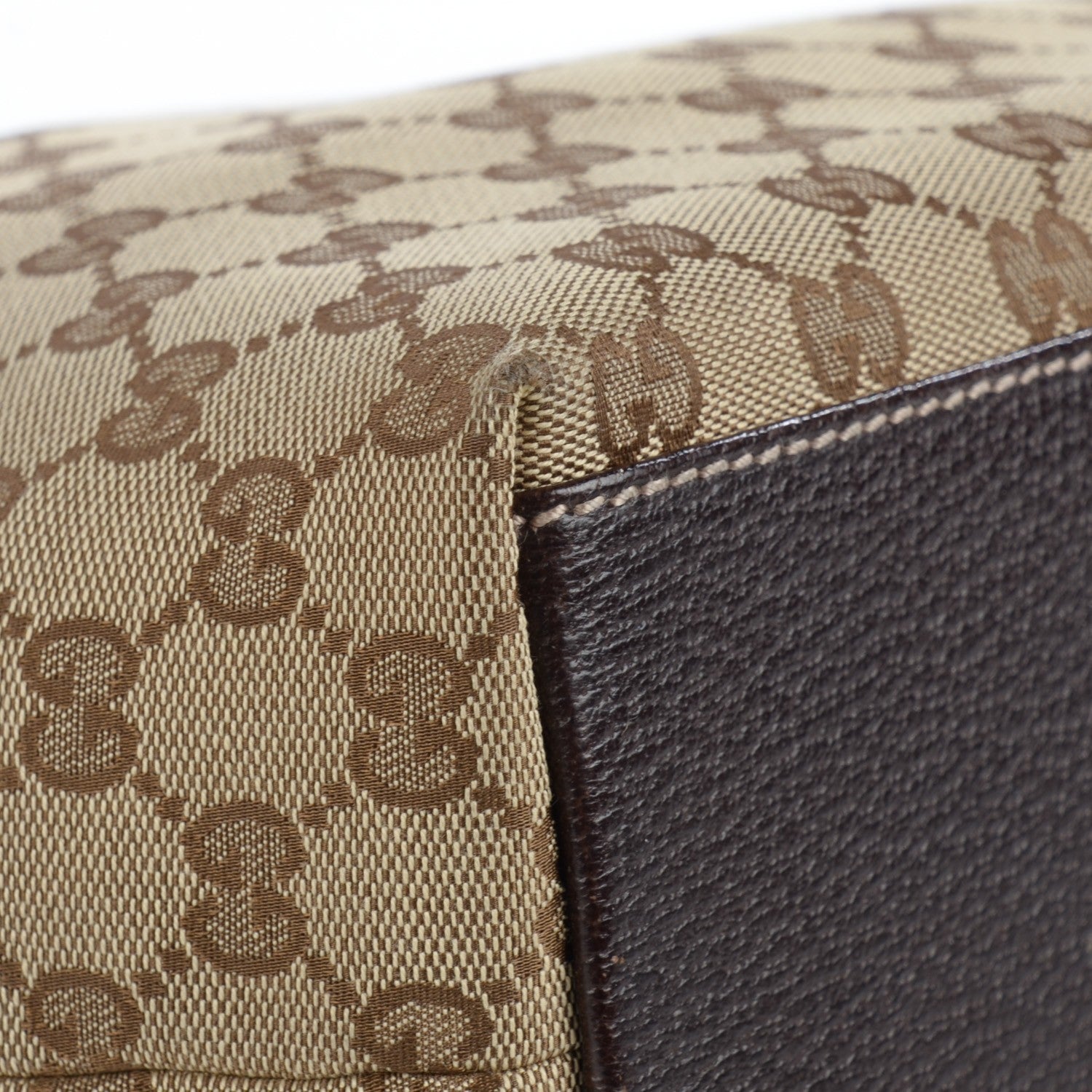 Gucci Monogram Medium Charmy Tote Brown 8 of 8
