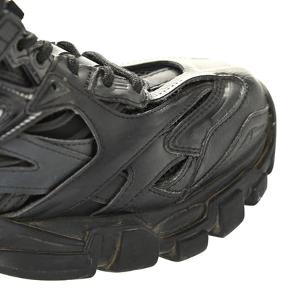 Balenciaga Rubber Mesh Womens Track.2 Open Sneakers 39 Black 10 of 16