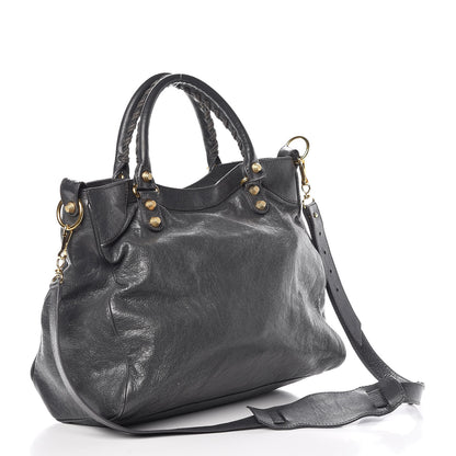 Balenciaga Agneau Giant 12 Gold Hardware Velo Gris Fossile Anthracite 3 of 11