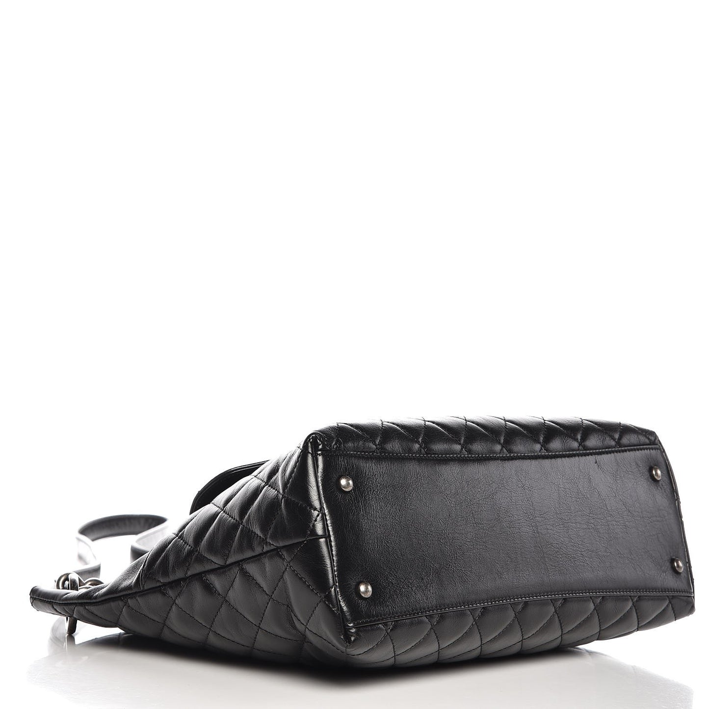 Aged Calfskin Quilted Mad About Quilting Hobo Black