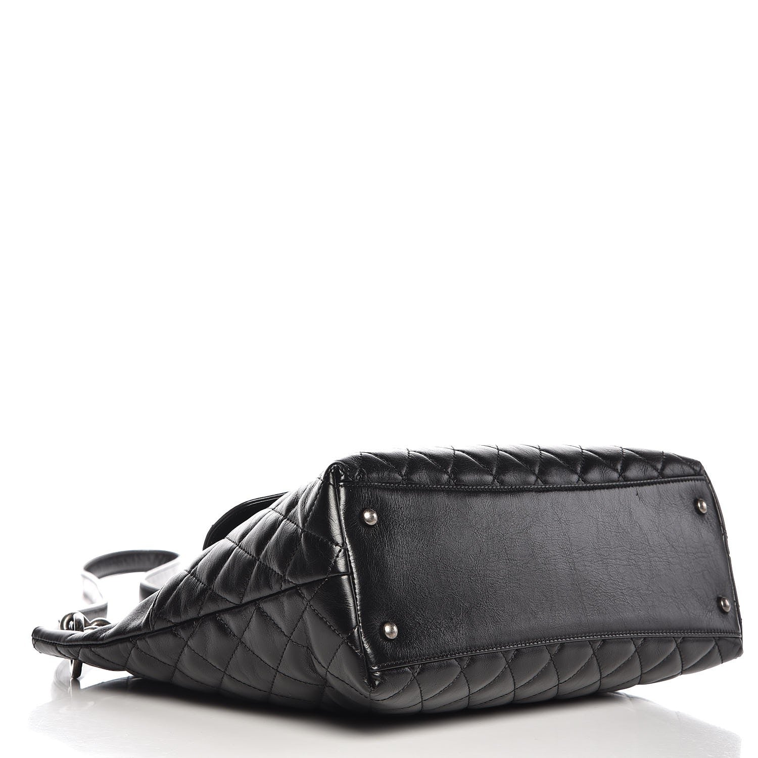 Chanel Aged Calfskin Quilted Mad About Quilting Hobo Black 4 of 7