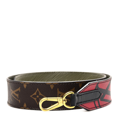 Louis Vuitton Monogram Kabuki Bandouliere Shoulder Strap Black 1 of 6