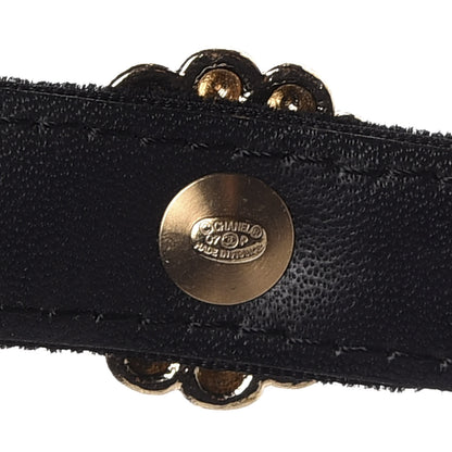 Chanel Velvet CC Belt Black Gold 5 of 5