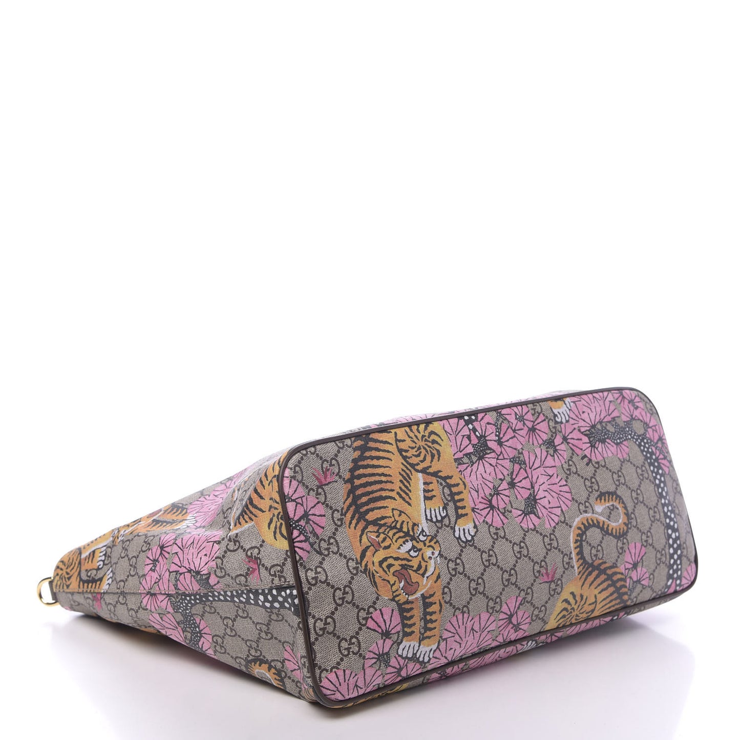Soft GG Supreme Monogram Bengal Medium Crossbody Tote Beige Pink