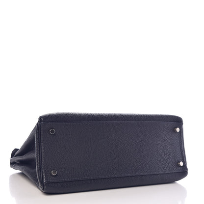 Hermes Togo Kelly Retourne 32 Indigo 4 of 11