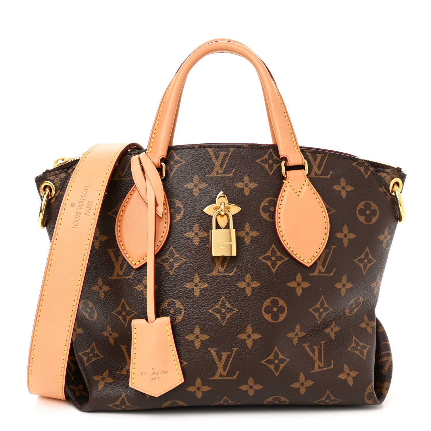 Louis Vuitton Monogram Flower Zipped Tote PM Beige 1 of 10