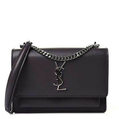 Saint Laurent Calfskin Monogram Sunset Chain Wallet Earth 1 of 4