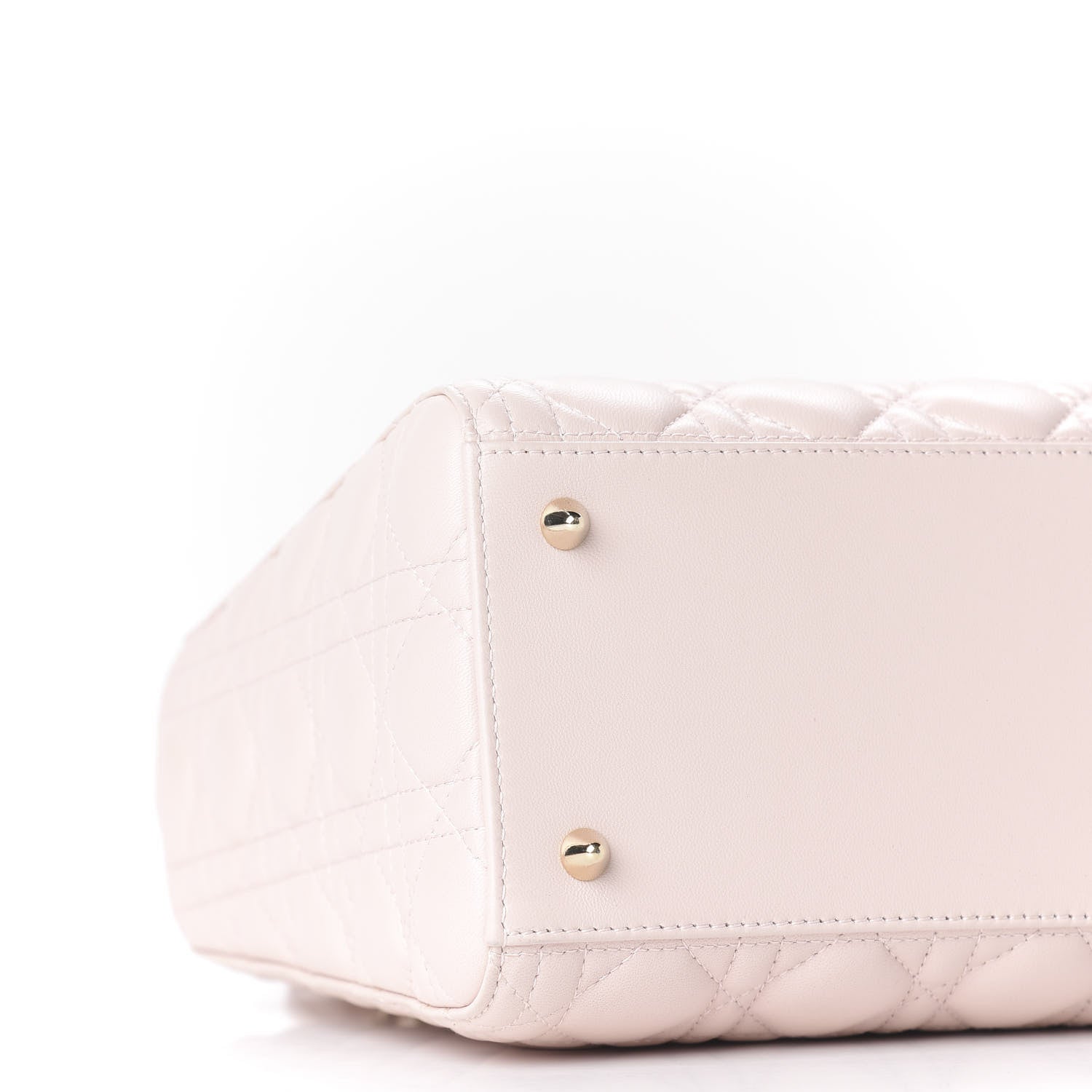Christian Dior Lambskin Cannage Medium Lady Dior Light Pink 5 of 9
