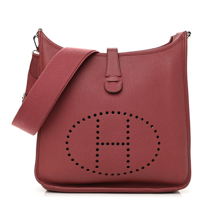 Hermes Taurillon Clemence Evelyne III GM Bois de Rose 1 of 10
