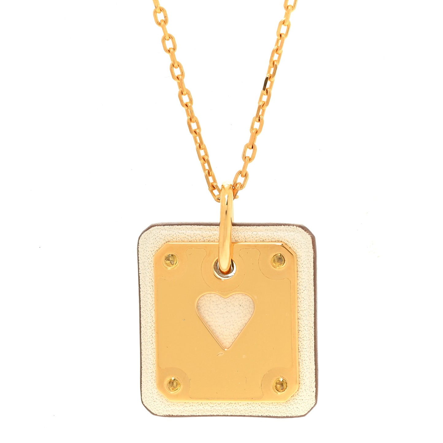Gold Plated Swift As De Coeur Necklace Nata