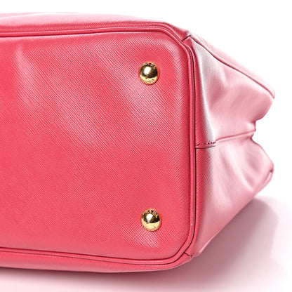 Prada Saffiano Lux Small Tote Peonia 15 of 19