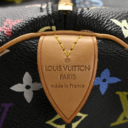 Louis Vuitton Monogram Multicolor Keepall 45 Black 5 of 15