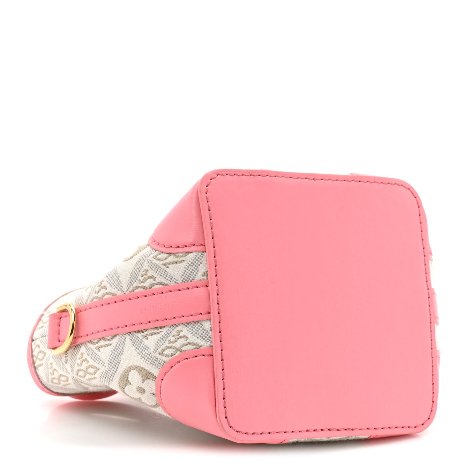 Louis Vuitton Jacquard Since 1854 Noe Purse Ecru Beige Pink 4 of 11
