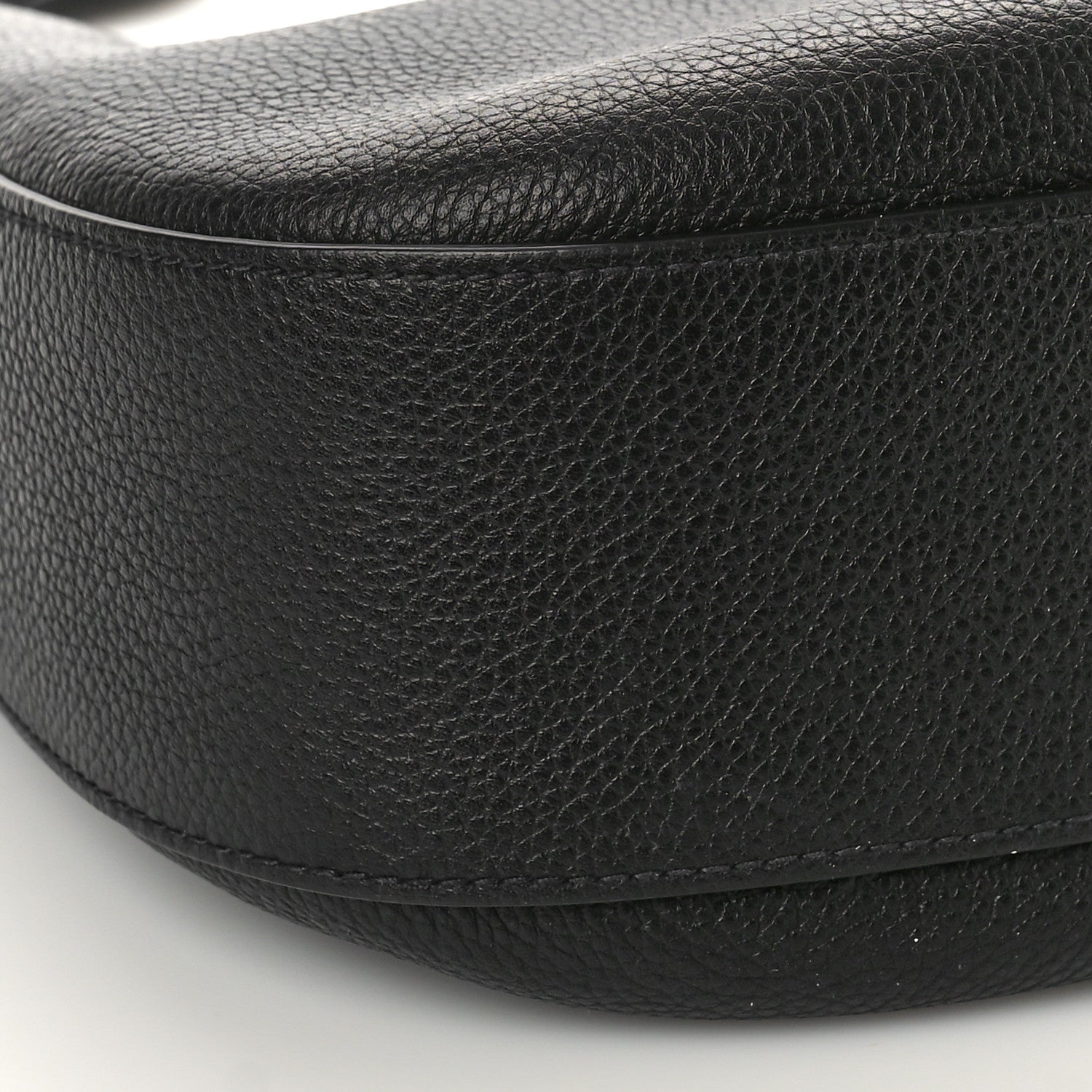 Prada Vitello Daino Zippered Messenger Hobo Black 7 of 8