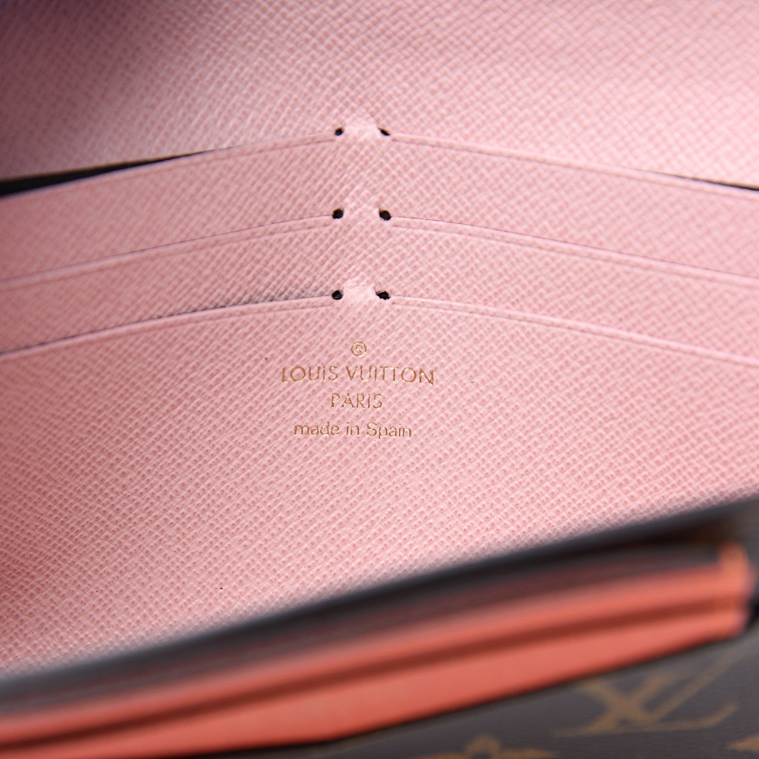 Louis Vuitton Monogram Jeanne Wallet Rose Ballerine 7 of 9