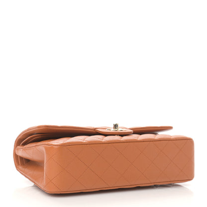 Chanel Caviar Quilted Medium Double Flap Light Brown 4 of 13