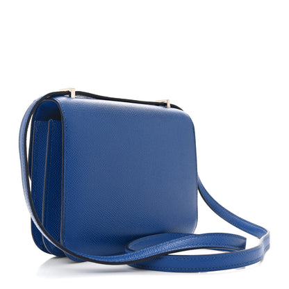 Hermes Epsom Enamel Constance 18 Bleu France 3 of 15