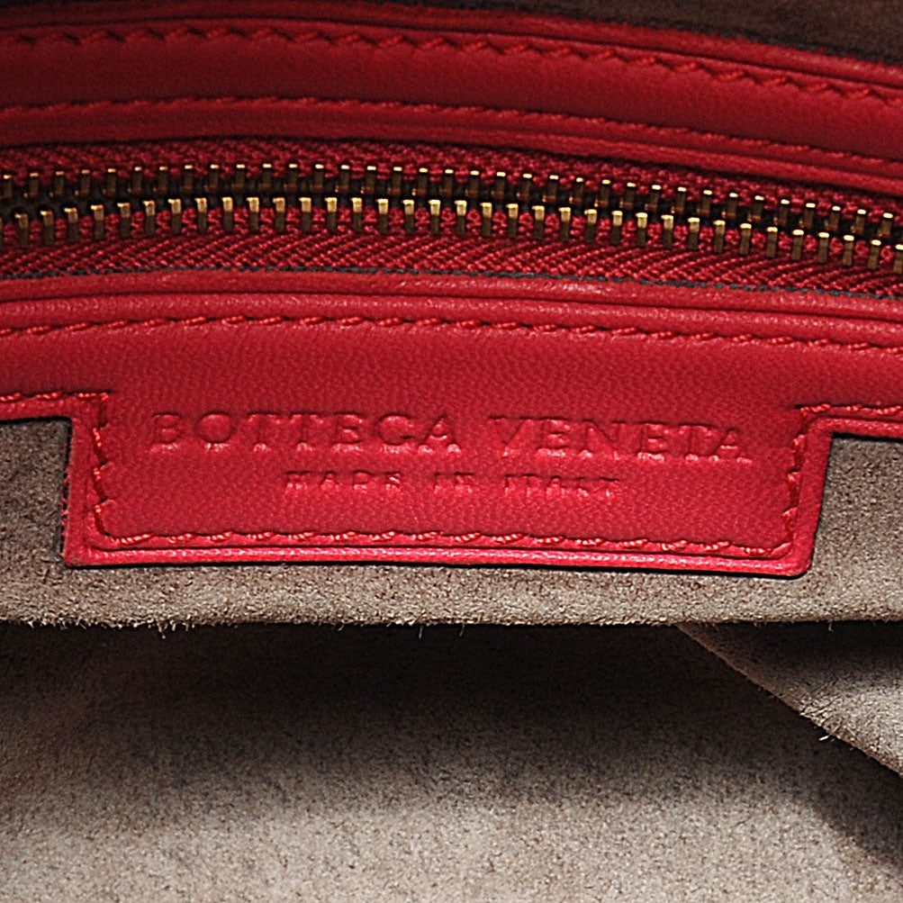 Bottega Veneta Nappa Intrecciato Medium Hobo Fuchsia 6 of 7