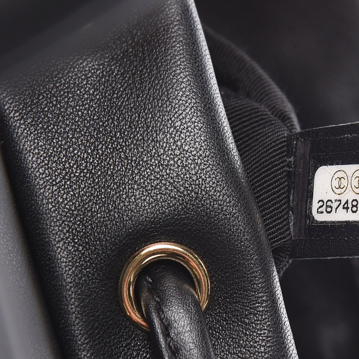 Chanel Calfskin Quilted Mini Urban Spirit Backpack Black 7 of 11