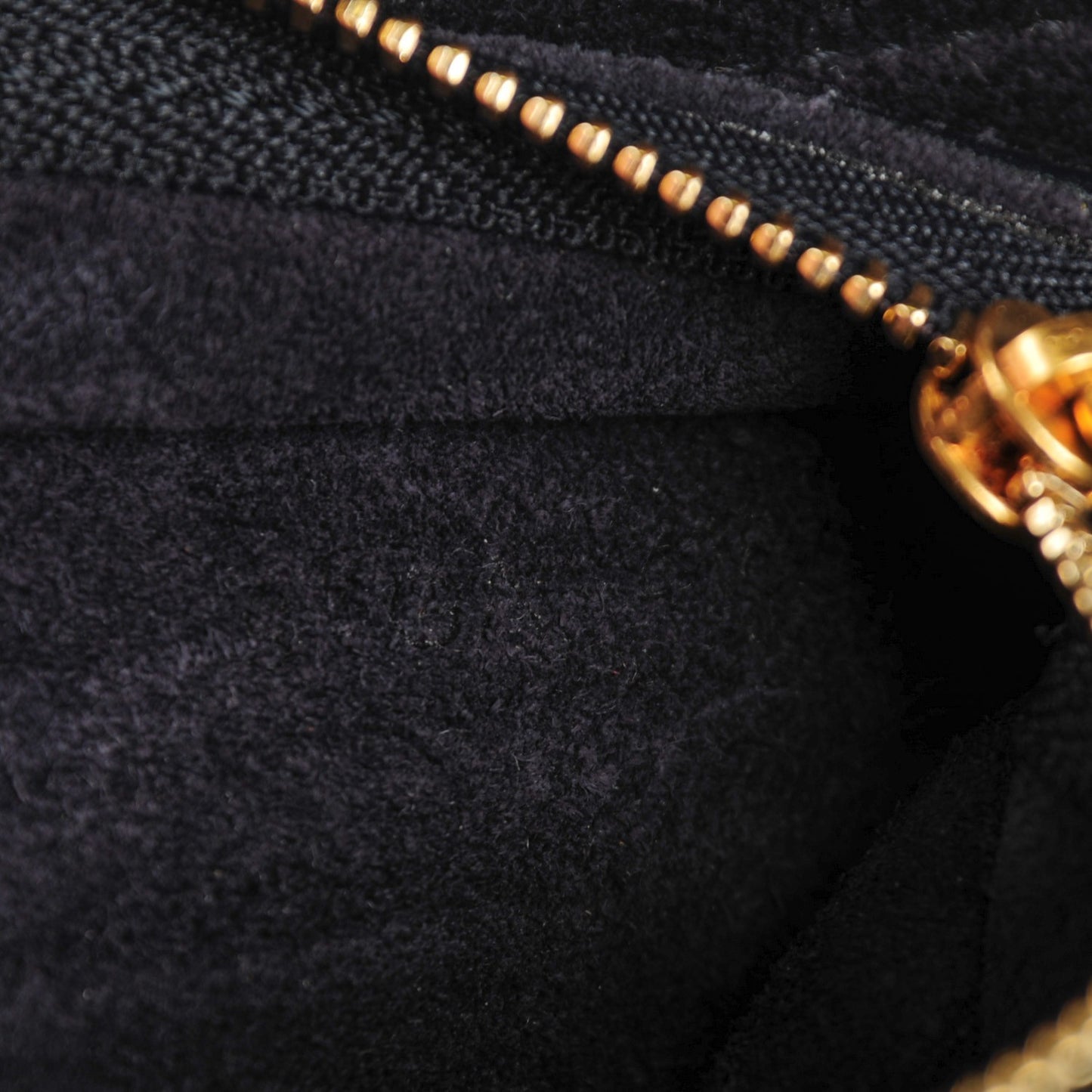 Bullhide Calfskin Small Ring Bag Navy Blue