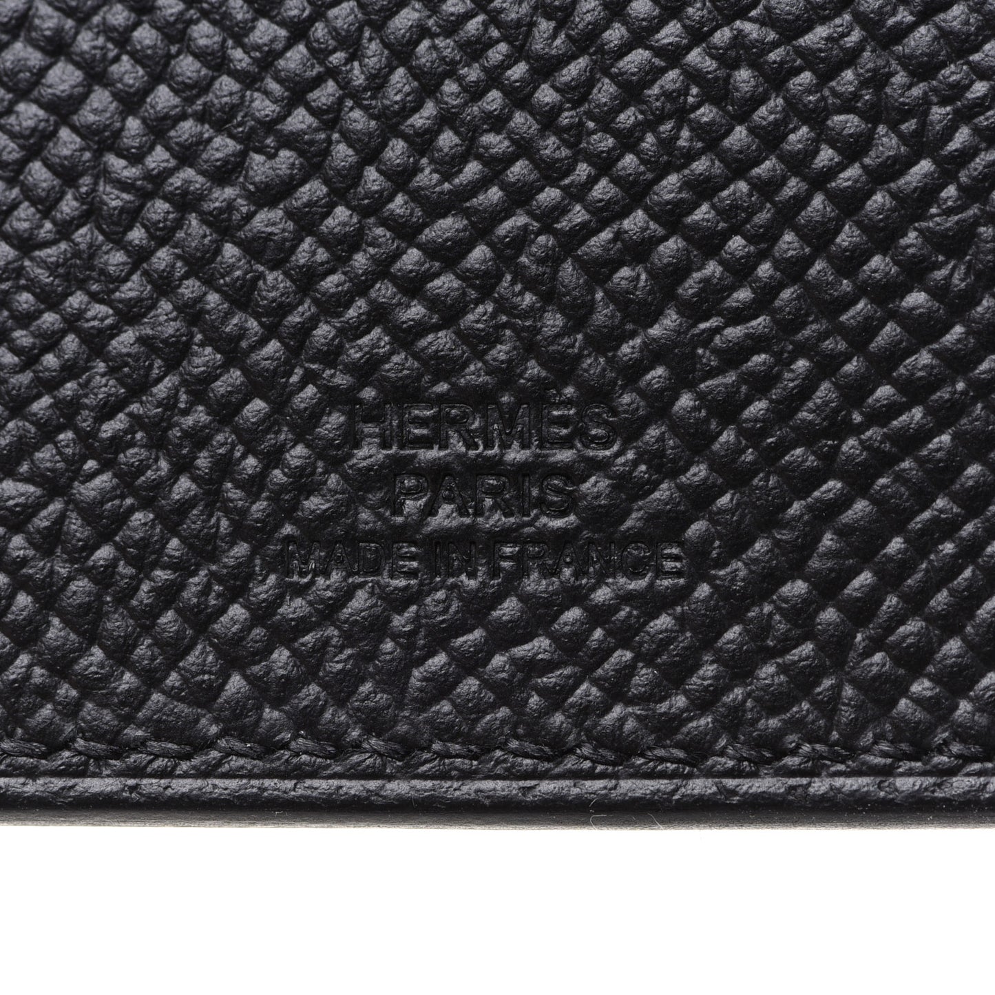 Epsom Tarmac Dot PM Passport Holder Black Bleu