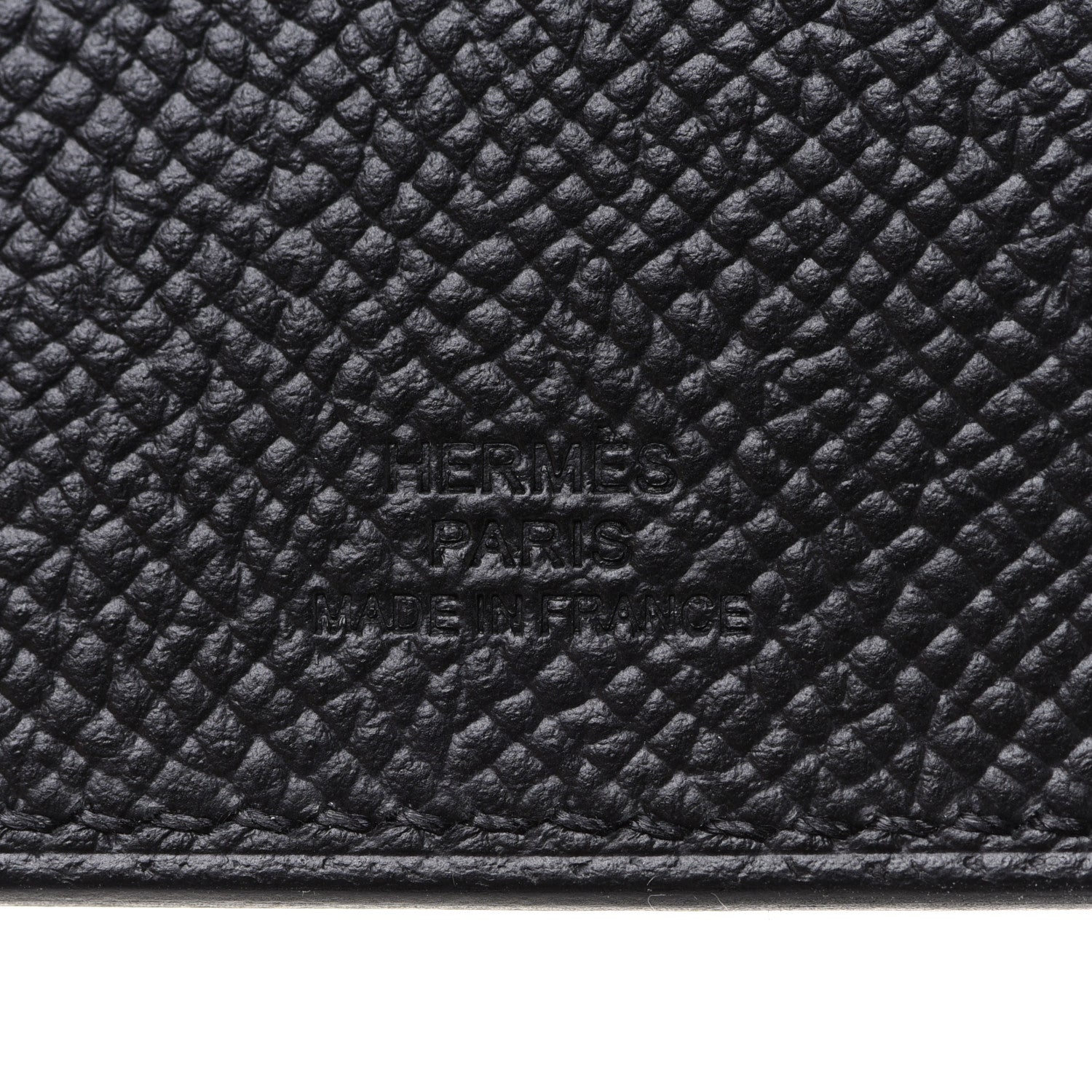 Hermes Epsom Tarmac Dot PM Passport Holder Black Bleu 6 of 8