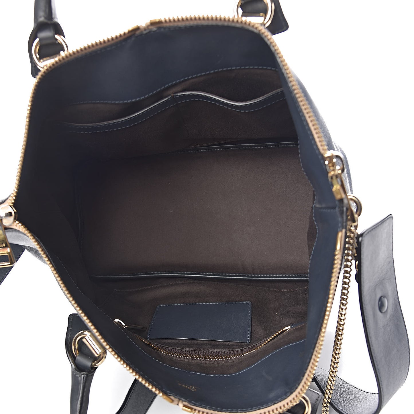 Smooth Calfskin Large Baylee Tote Street Blue