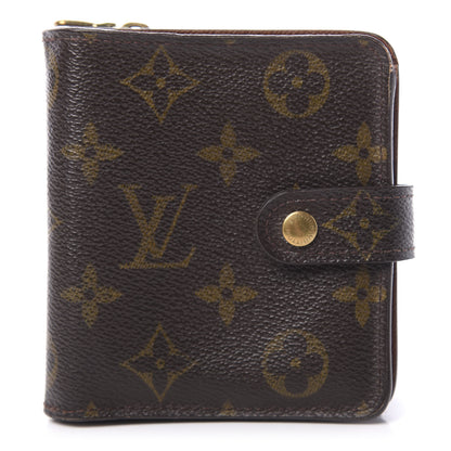 Louis Vuitton Monogram Compact Zippe Zipped Wallet 1 of 7