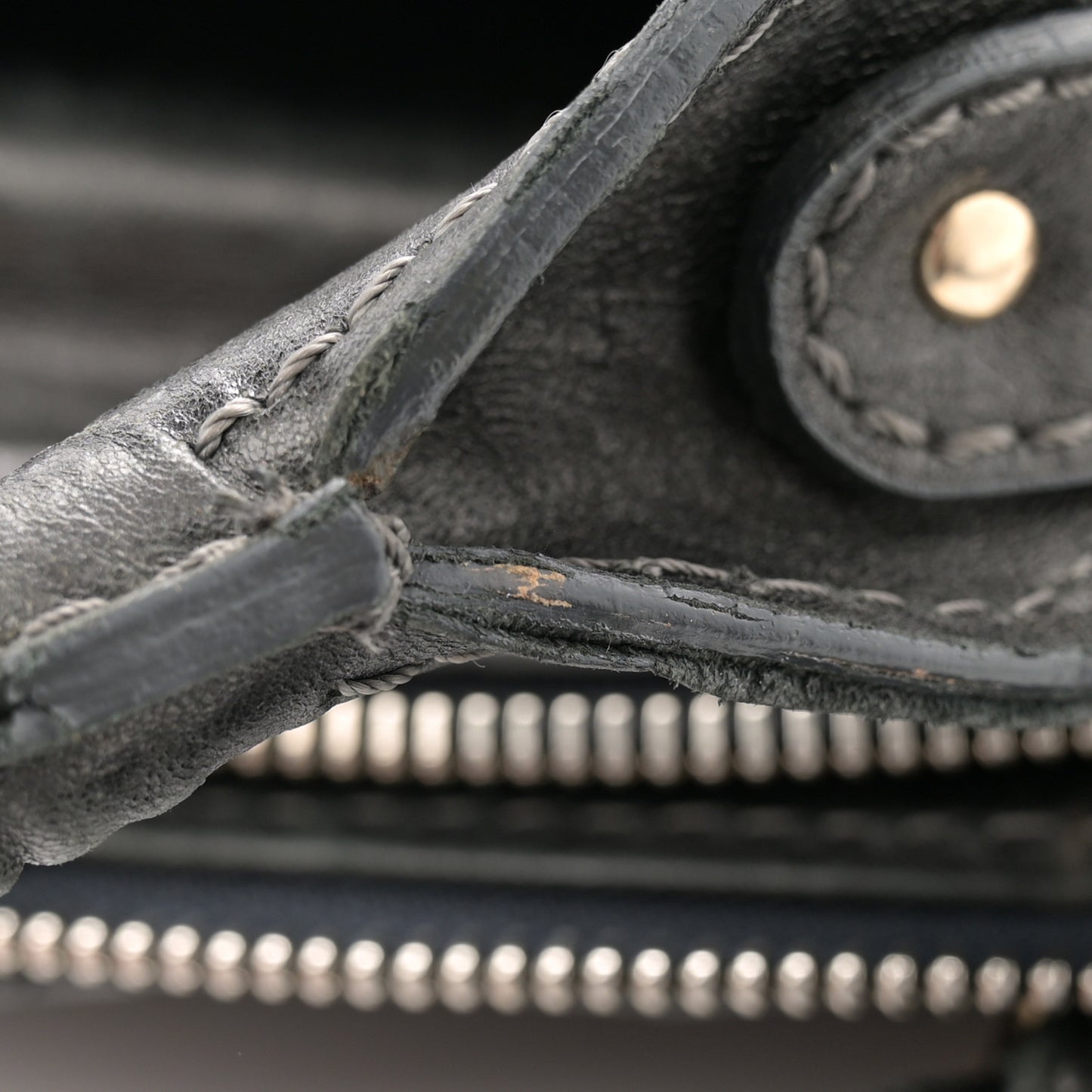 Calfskin Medium Paddington Capsule Satchel Bleu