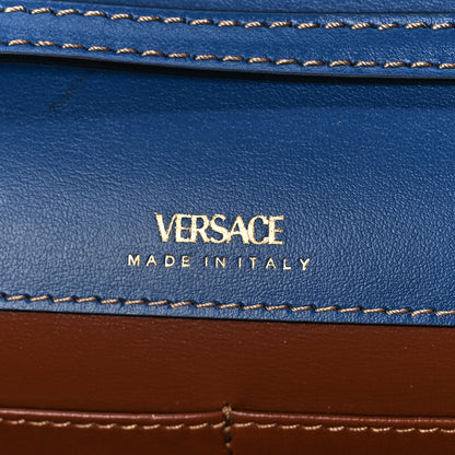 Versace Denim La Medusa Wallet On Strap Navy Blue 6 of 10