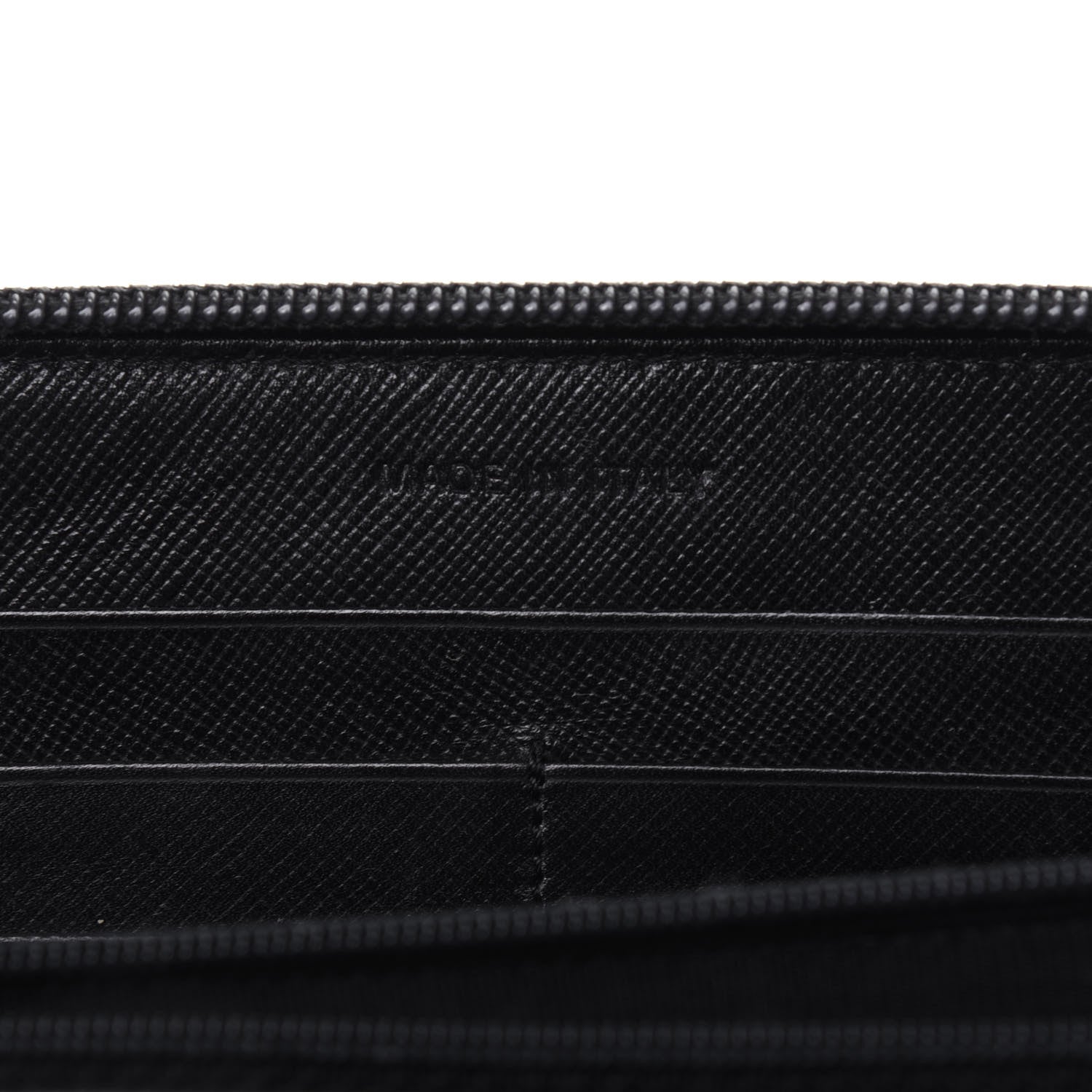Prada Tessuto Nylon Quilted Zip Around Wallet Black 7 of 23