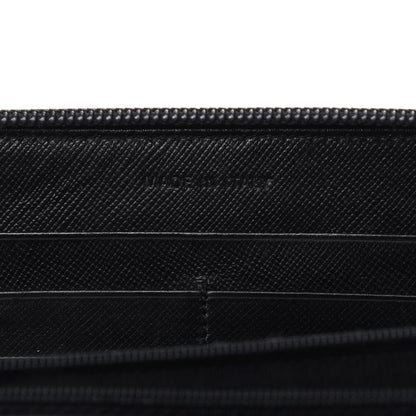 Prada Tessuto Nylon Quilted Zip Around Wallet Black 7 of 23