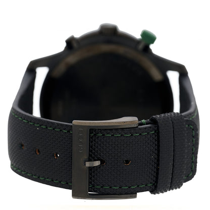 Gucci PVD Stainless Steel Nylon 45mm G-Timeless Chronograph Quartz Watch Black 3 of 5