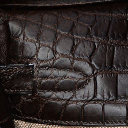 Hermes Matte Niloticus Crocodile Birkin 30 Chocolate 18 of 27