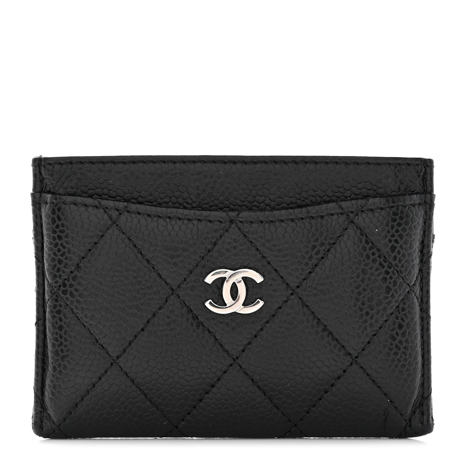 Chanel Caviar Quilted Card Holder Black 1 of 10