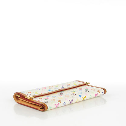 Louis Vuitton Monogram Multicolor Porte Tresor International Wallet White 4 of 14