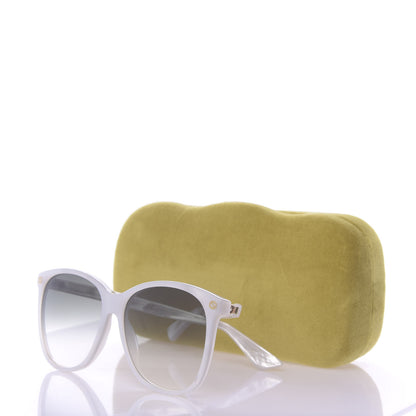 Gucci Acetate Round GG Sunglasses GG0024S Pearl 7 of 7