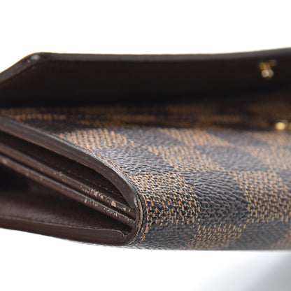 Louis Vuitton Damier Ebene Sarah Wallet 10 of 15