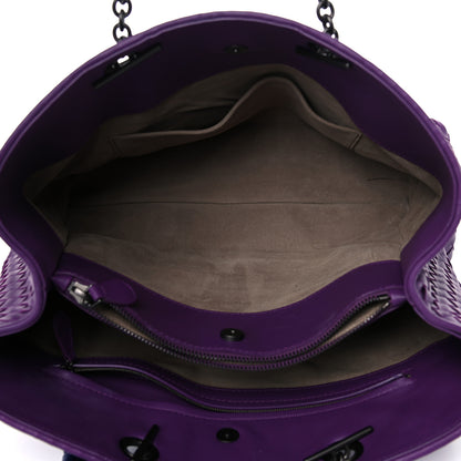 Bottega Veneta Nappa Intrecciato Medium Tote Purple 5 of 16