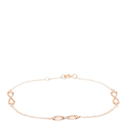 Tiffany 18K Rose Gold Infinity Endless Bracelet 1 of 4