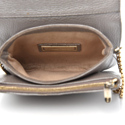 Jimmy Choo Metallic Calfskin Shadow Crossbody Bag Gold 5 of 14
